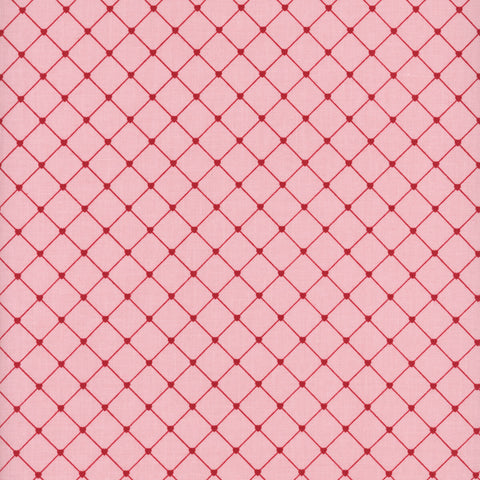 Riley Blake Letters To Cupid C16986 Pink Crisscross By The Yard