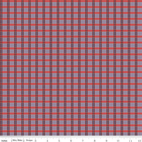 Riley Blake Vera's Garden C16993 Lavender Plaid By The Yard