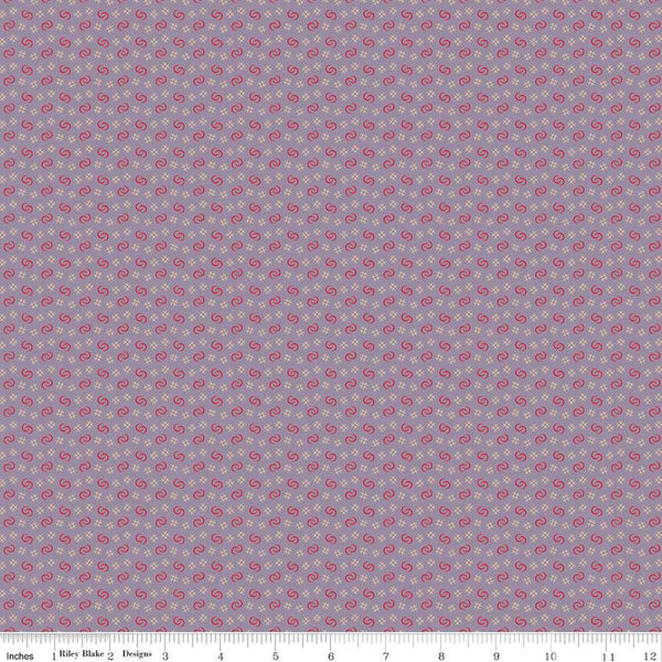 Riley Blake Vera's Garden C16996 Lavender Circles 1.375 YARDS