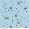 Riley Blake Winnie The Pooh  C17004 Blue Bees By The Yard