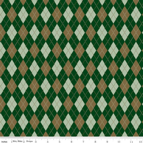 Riley Blake Plaid-Venture Club C17043 Forest Archer By The Yard