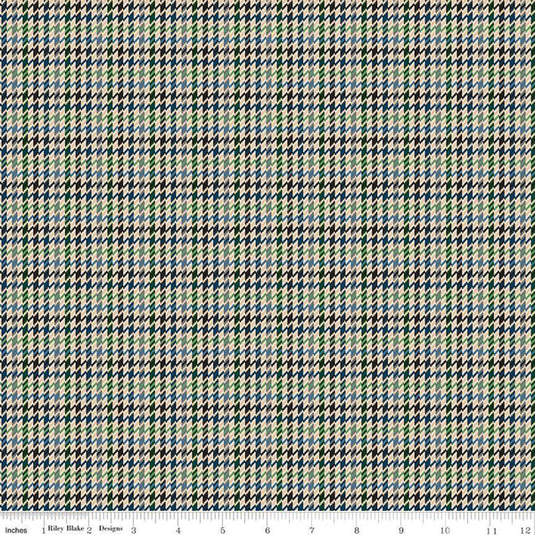 Riley Blake Plaid-Venture Club C17046 Navy Retriever By The Yard