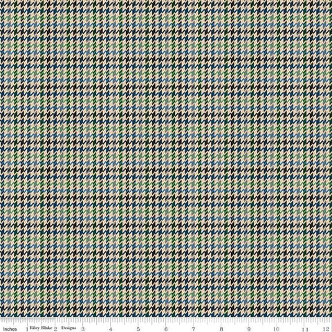 Riley Blake Plaid-Venture Club C17046 Navy Retriever By The Yard