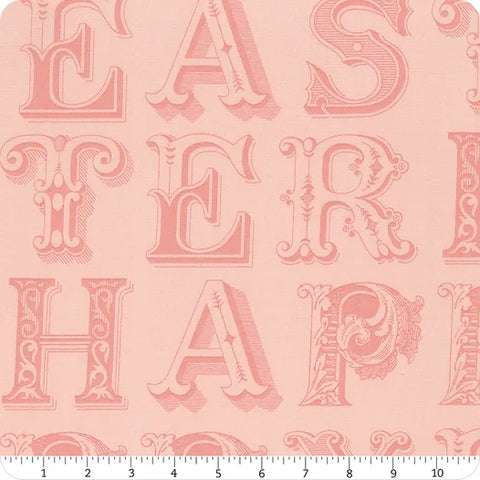 Riley Blake Egg Hunt C17145 Pink Happy Easter Blender By The Yard