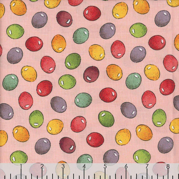 Riley Blake Egg Hunt C17147 Pink Jelly Beans By The Yard