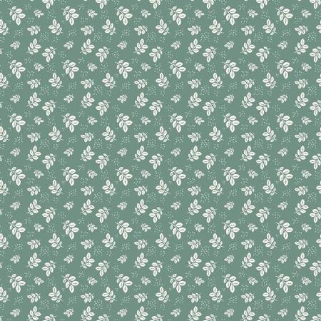 Riley Blake Renew C17282 Aqua Leaves By The Yard