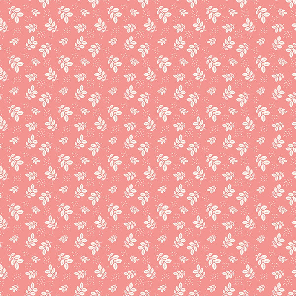 Riley Blake Renew C17282 Coral Leaves By The Yard