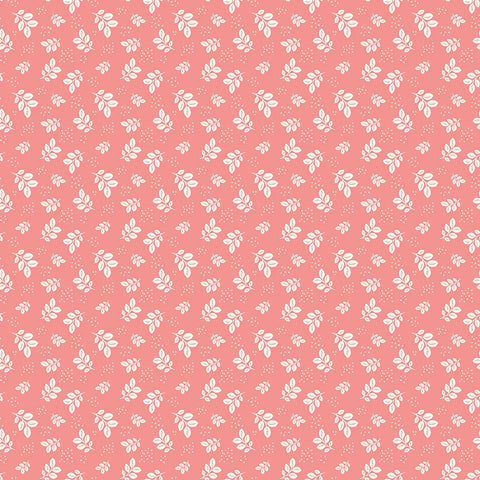 Riley Blake Renew C17282 Coral Leaves By The Yard