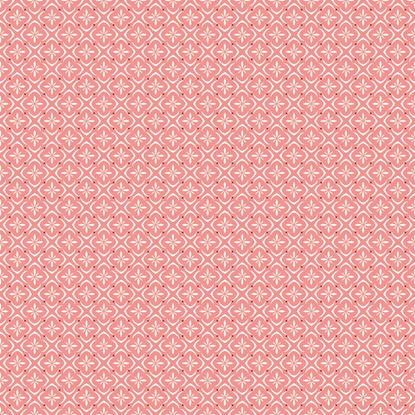 Riley Blake Renew C17286 Coral Tile By The Yard