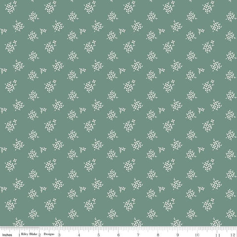 Riley Blake Renew C17287 Aqua Ditsy By The Yard
