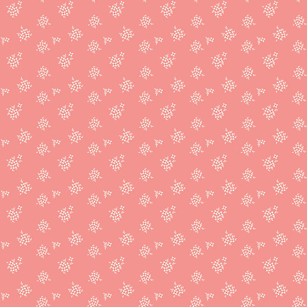 Riley Blake Renew C17287 Coral Ditsy By The Yard