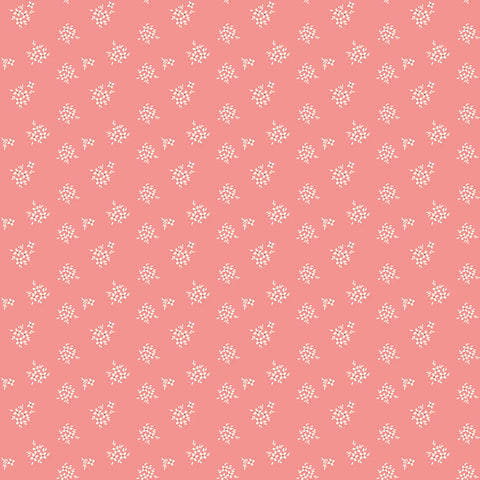 Riley Blake Renew C17287 Coral Ditsy By The Yard