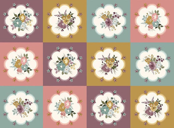 Riley Blake Renew C17288 Multi Doilies Cheater Print By The Yard