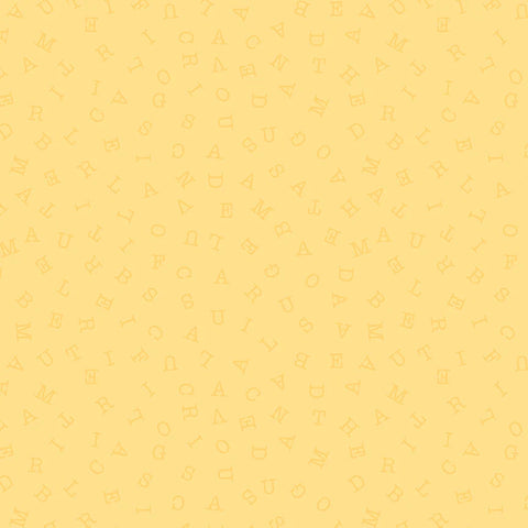 Riley Blake Sew America CD17352 Yellow America Word Search By The Yard