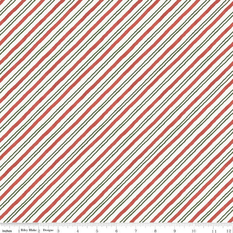 Riley Blake Holiday Spirit CD17465 Multi Stripes By The Yard