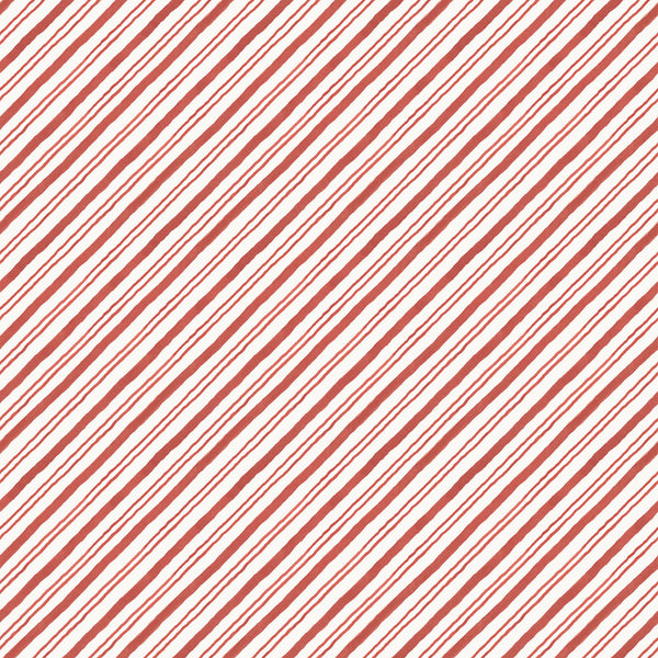 Riley Blake Holiday Spirit CD17465 Red Stripes By The Yard