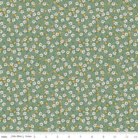 Riley Blake Rosewood C17493 Green Wren By The Yard