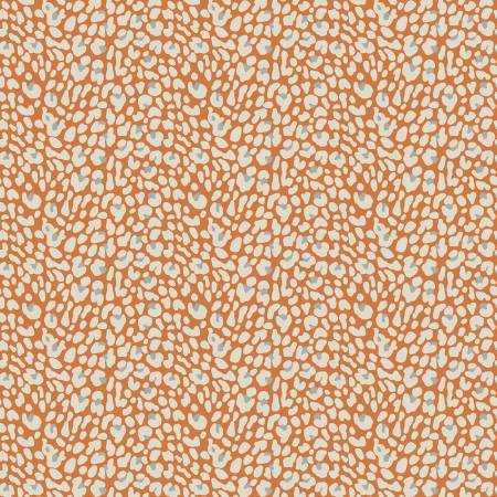 Riley Blake Leo & Savannah C17544 Orange Leopard By The Yard
