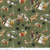 Riley Blake Northern Christmas C17830 Green Main By The Yard