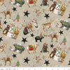 Riley Blake Northern Christmas C17830 Neutral Main By The Yard