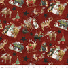 Riley Blake Northern Christmas C17830 Red Main By The Yard