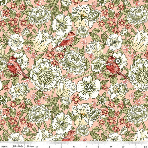 Riley Blake Tangled Garden C18020 Blush Main By The Yard