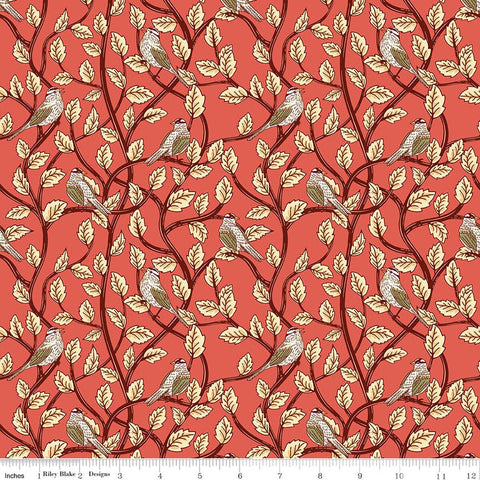 Riley Blake Tangled Garden C18022 Sunset Birds By The Yard