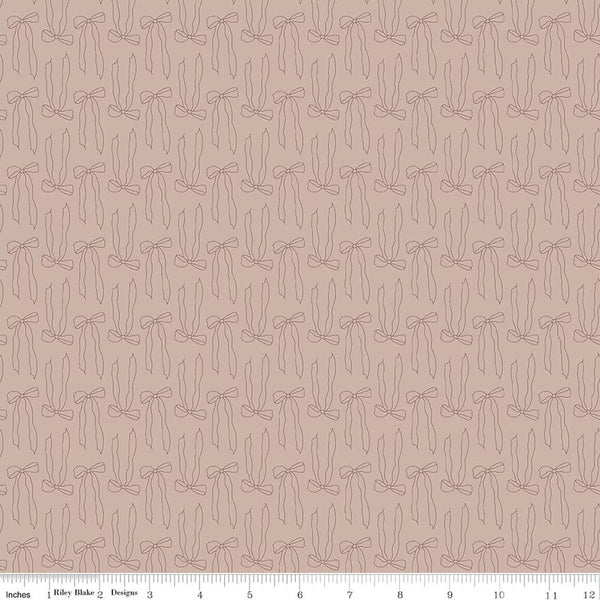 Riley Blake Charmed & Treasured C18163 Doe Bows By The Yard