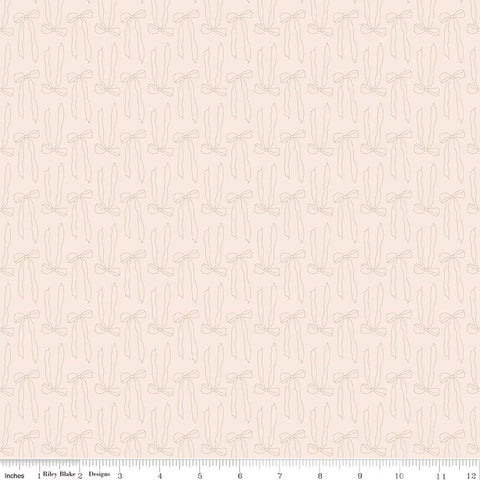 Riley Blake Charmed & Treasured C18163 Latte Bows By The Yard