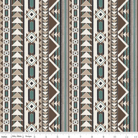 Riley Blake The Homestead C18236 Teal Blanket By The Yard