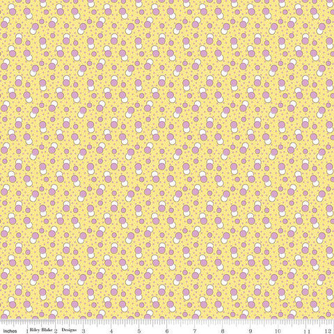 Riley Blake Traditional 30's C18247 Yellow Dots By The Yard