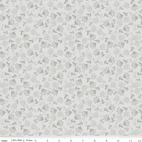 Riley Blake Where The Wildflowers Are C18253 Silver Whimsy By The Yard