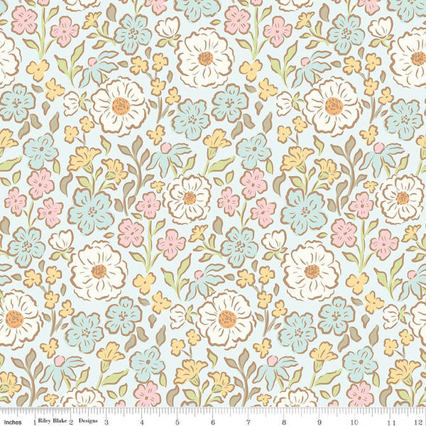 Riley Blake Little Posies C18320 Powder Main By The Yard