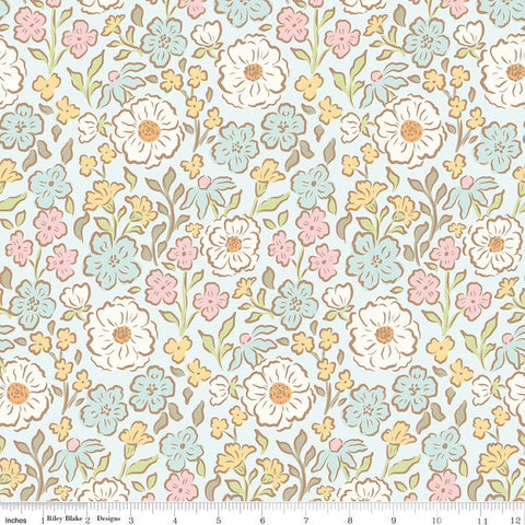 Riley Blake Little Posies C18320 Powder Main By The Yard
