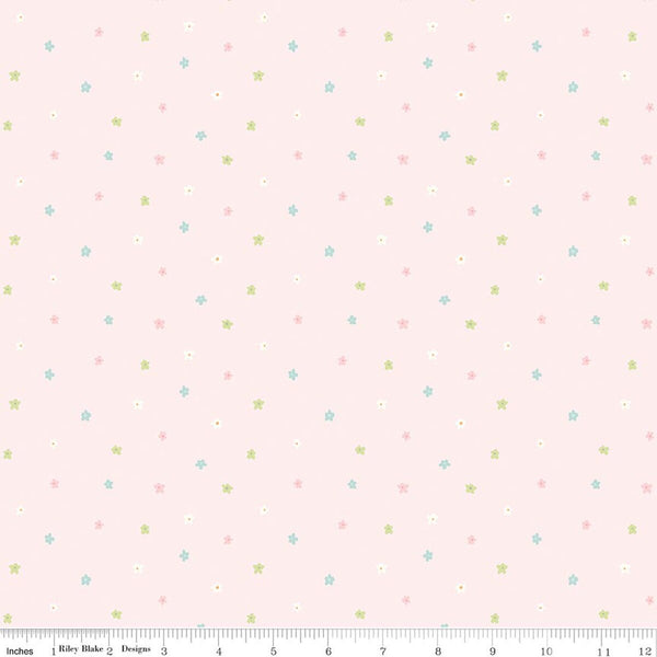 Riley Blake Little Posies C18326 Pink Ditsy By The Yard