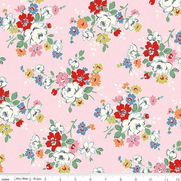 Riley Blake CK Signature Collection C18370 Pink Clifton Rose By The Yard