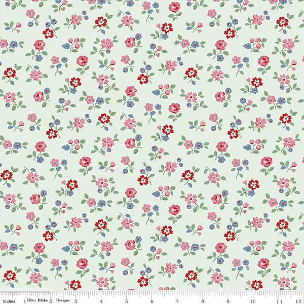 Riley Blake CK Signature Collection C18373 Mist Arlington Ditsy By The Yard