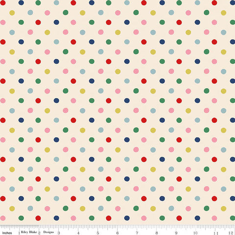 Riley Blake CK Signature Collection C18374 Multi Button Spot By The Yard
