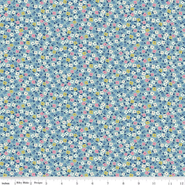 Riley Blake CK Signature Collection C18376 Blue Teeny One By The Yard