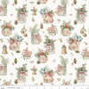 Riley Blake Holiday Spirit CD17460 Cream Main By The Yard