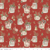 Riley Blake Holiday Spirit CD17460 Red Main By The Yard