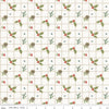 Riley Blake Holiday Spirit CD17462 Cream Holly By The Yard