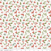 Riley Blake Holiday Spirit CD17463 Cream Berries By The Yard