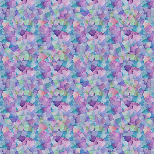Timeless Treasures - Garden Delight CD3508 Multi Geo Shapes By The Yard
