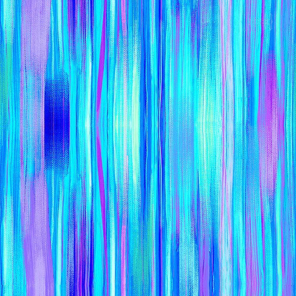 Timeless Treasures - Bellagio CD3589 Blue Bright Stripes By The Yard