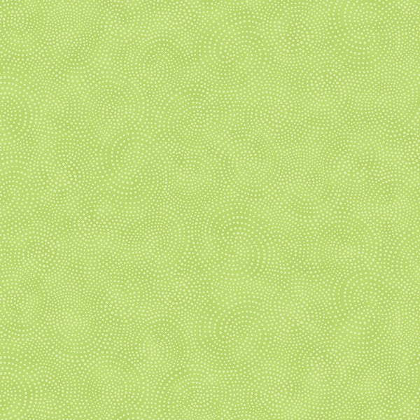 Timeless Treasures Underwater Paradise CD3890 Lime Dotty Spiral By The Yard
