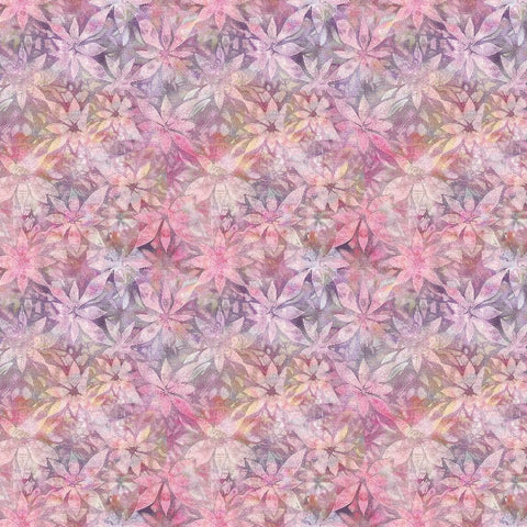 Timeless Treasures Calico Cat CD4119 Pink Shadow Floral Texture By The Yard