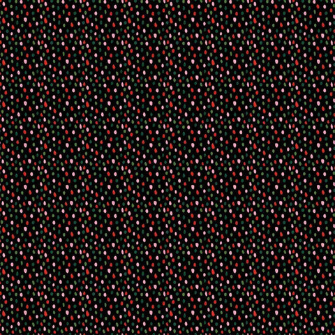 Timeless Treasures Here Comes Santa Claws CD4157 Multi Paintbrush Dots By The Yard