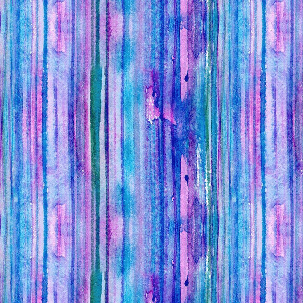 Timeless Treasures On The Brightside CD4281 Multi Painterly Stripe By The Yard