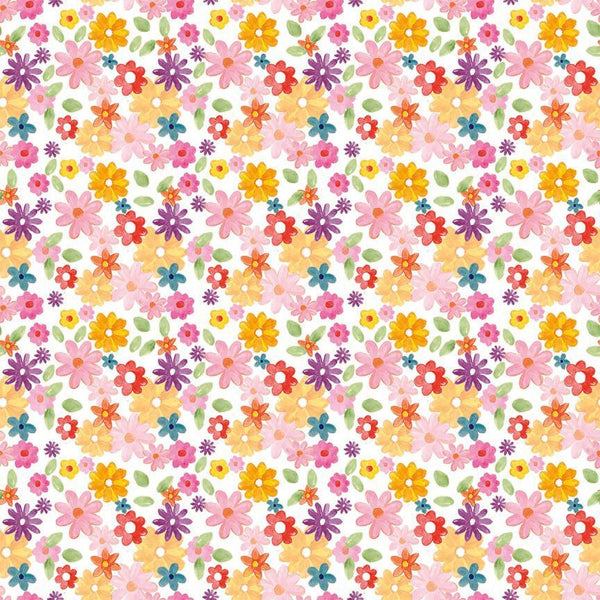 Timeless Treasures Fruity Popsicles CD4297 Multi Floral By The Yard